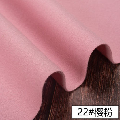 Fall Thick Solid Cashmere Imitation Wool Cloth Diy Coat Woollen Fabric Wide 57"