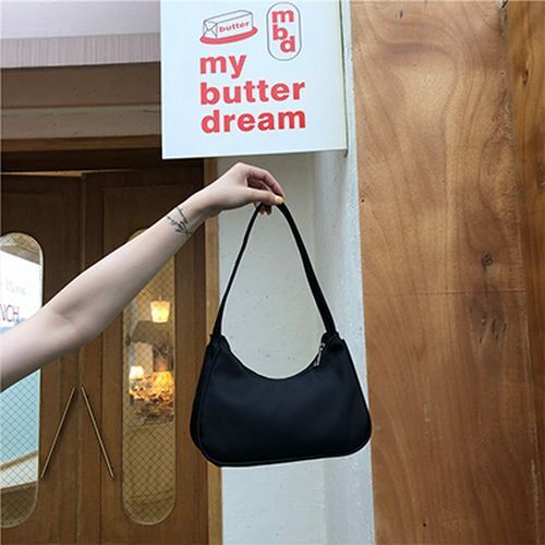 Hobos Clutch Purse Handbags Candy Color Nylon Small Shoulder Bags Tote Purse 1PC