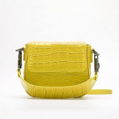 Fashionable Crocodile Pattern Handbag Shoulder Crossbody Bags Small Clutch Purse