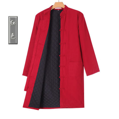 Chinese Traditional Tang Jacket Lonf Kung fu Tai chi Uniform Martial Coat Thick