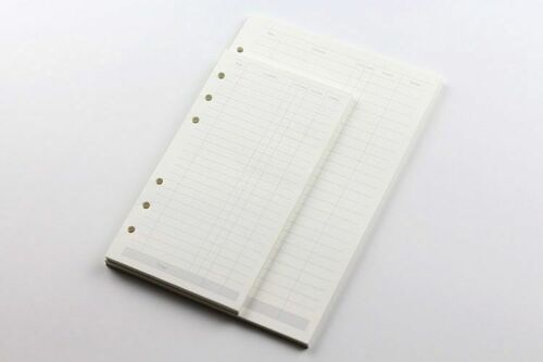 Notebook A5 A6 A7 Loose Leaf Refill Spiral Bind Planner Inner Page Inside Paper