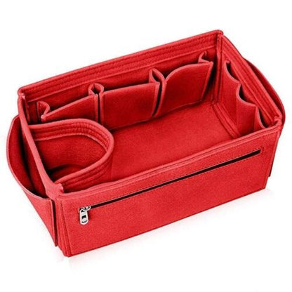 Cosmetic Purse Felt Cloth Insert Bag Handbag Organizer 17*34*18CM Traveling 1 PC