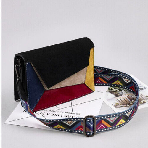 Colors Bags Women Shoulder Crossbody Bag PU Leather Women's Handbags Colors Bags