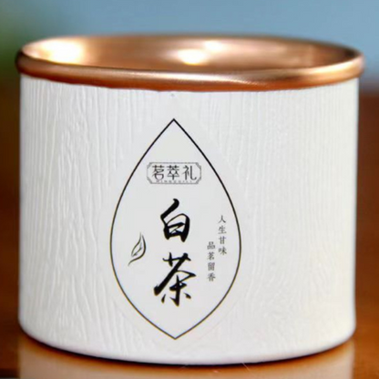 Mini Anji White Tea Outdoor Travel Portable Can Package White Tea Organic Tea