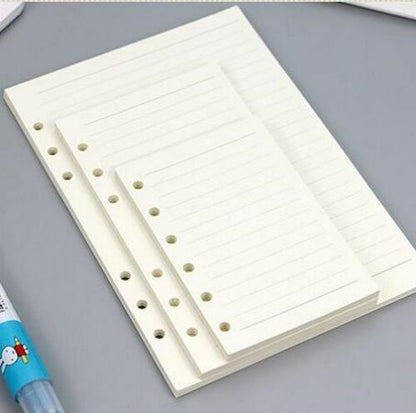 45 Sheets Notebook Business A5 A6 Loose Leaf Refill Spiral Binder Inside Page