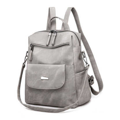 Women's PU Leather Backpack Travel Anti-theft Shoulder Bag Purse Satchel Handbag