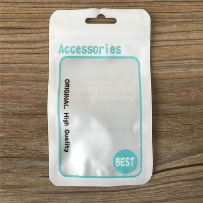 Plastic Hang Hole Bag Matte Self Seal Bag Retail Packaging Pouch For Accessories