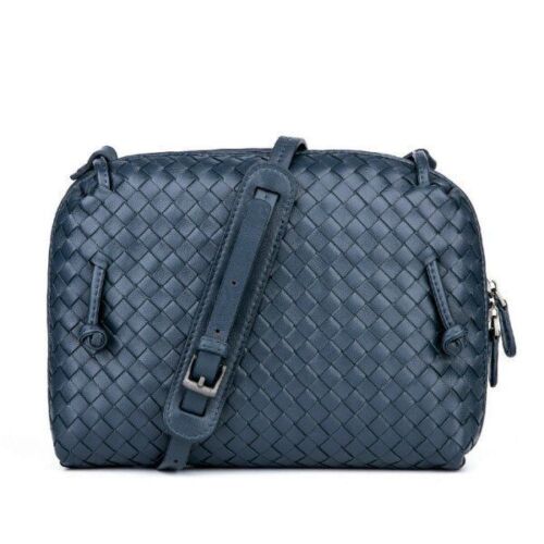 Luxury Shoulder Bag Sheepskin Handmade Woven Crossbody Bags Messenger Purse Bags