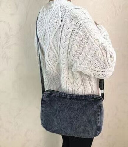 Fashion Vintage Denim Women Bags Handbags Crossbody Messager Purse Shoulder Bag