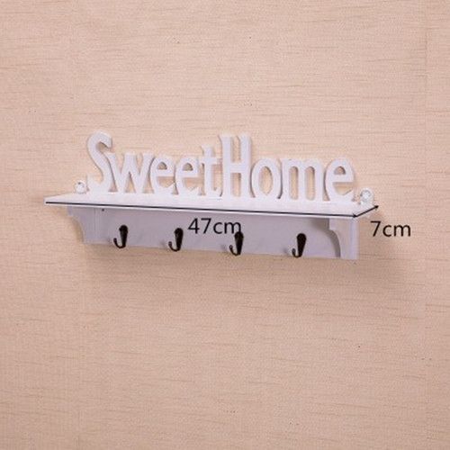 Key Holder Wood Box Organizer Mini Cabinet Frame Hanging Living Room Decorations