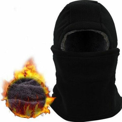 Winter Hat Fleece Scarf Beanie Neck Warm Thick Hiking Running Cycling Windproof