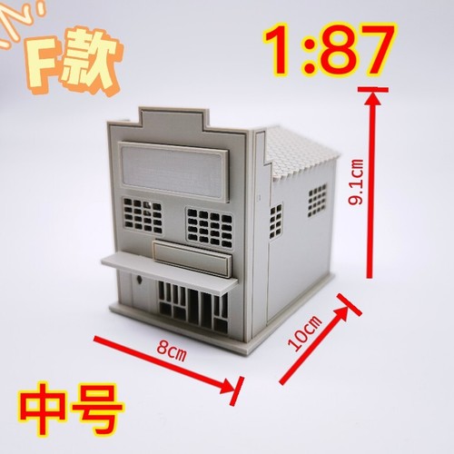 1/87 Japanese Architectural Model Nagoya Hut Scene Model for Scene Model