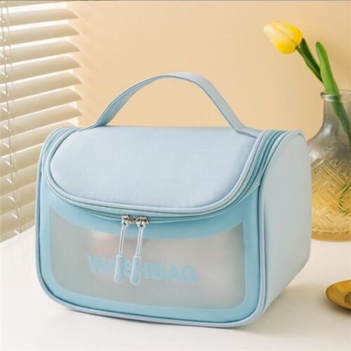 Travel Waterproof Cosmetic Bags Hook Wash Makeup Pouch Organizer Storage Cases
