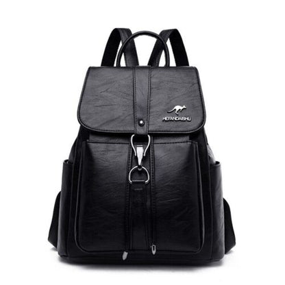 Backpack Vintage Travel Soft Genuine Leather Bag Large Bookbag School Bags 1 PC