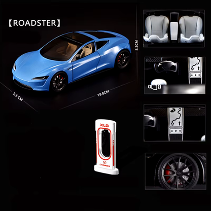 1:24 Model 3 Model Y X Alloy Car Model Diecast Metal Toy Vehicles Car Model Simu