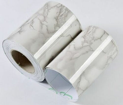 Wall Stickers Black/White Waterproof Waist Line Self Adhesive Border Roll Homes