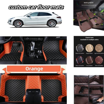 For Porsche All Models Car Floor Mats Custom Cargo Carpets Waterproof Liner Rugs