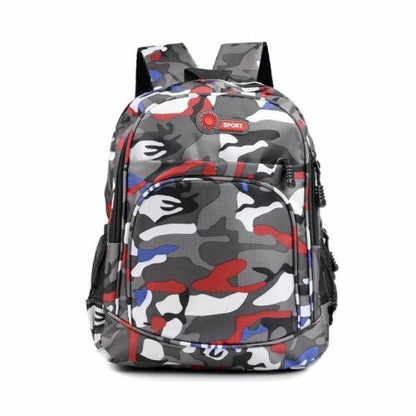 School Bags 2 Sizes Camouflage Waterproof Girl Boy Orthopedic Backpack Kids Book