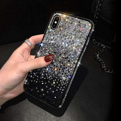 Diamond Design Phone case Rhinestone Flicker for iphone 17 Pro Max/16/15