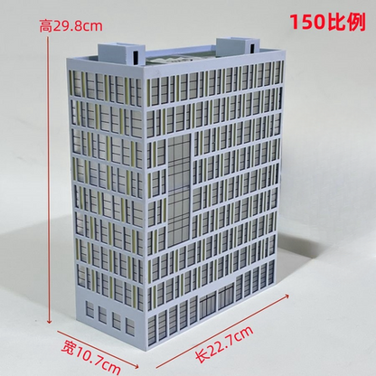 1/150 N Scale Model City Street View Scene Display Architectural Model