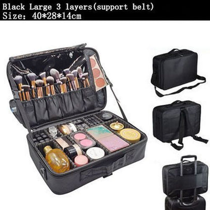 Storage Makeup Organizer Large Cosmetic Bag Makeup Cases Brushes 14*42*28 CM 1PC