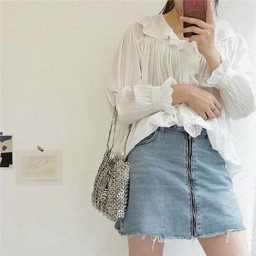 Luxury Bag Metal Sequins Chain Woven Bag Clutch Shoulder Handbag Bag 19*11*1 CM
