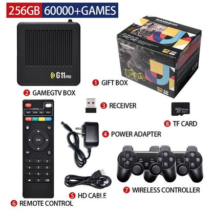 G11Pro Video Game Console 64G/128G/256G Retro Gaming Player Box for Android 9.0