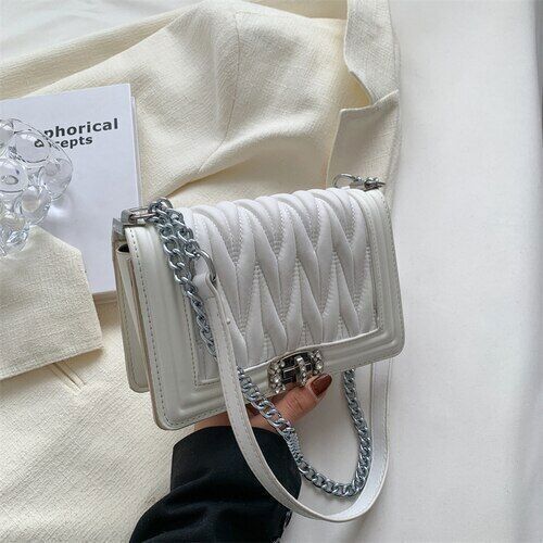 Chain Handle Shoulder Messenger Bags for Woman Square Bag