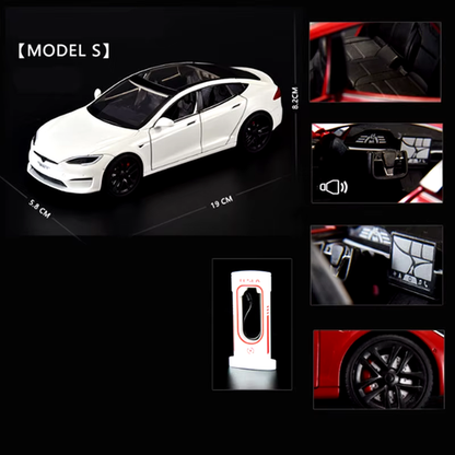 1:24 Model 3 Model Y X Alloy Car Model Diecast Metal Toy Vehicles Car Model Simu