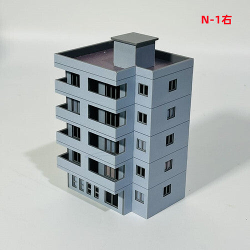 1/150 Building Model Railroad High Rise Office House Diorama Scene Display Model