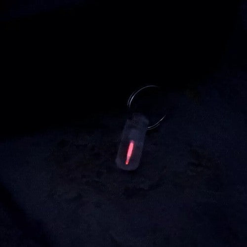 25years luminous Tube Pendants Paracord Beads Key Ring Necklace Pendants Zipper