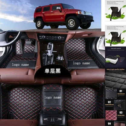 For Hummer H2 H3 All Model Car Floor Mats Custom Cargo Liners Carpets Waterproof