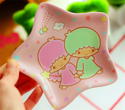Cute My Melody Hello Kitty Fruit Dishes Kids Snack Dessert Cake Small Tableware