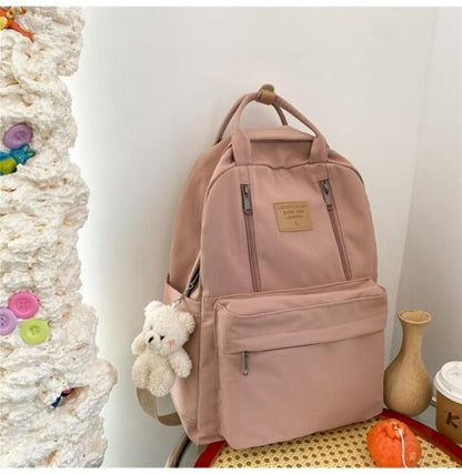 42*13*30 CM Waterproof Backpack School Bag Schoolbag Large Travel Purse Blue 1PC