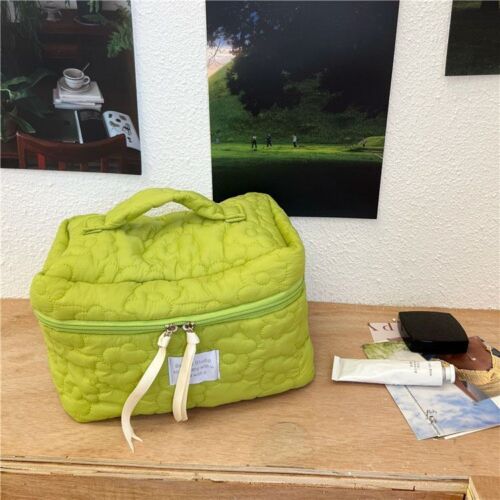 Flower Cloth Makeup Bag Cosmetic Organizer Storage Handbag Box Shape Toiletry