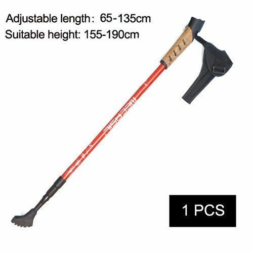 2Pcs Hiking Walking Sticks Trekking Poles Nordic Walking Aluminum Camping Hiking