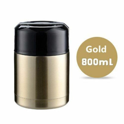 Thermos Lunch Box 800ML/1000ML/1200ML Portable Stainless Steel Food Containers