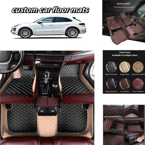 For Porsche All Models Car Floor Mats Custom Cargo Carpets Waterproof Liner Rugs