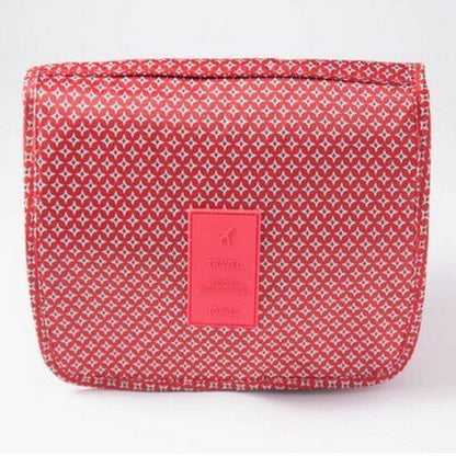 Solid Makeup Bag Toiletries Organizer Traveling Kit Cosmetic Purse 18.5*24*9.5CM