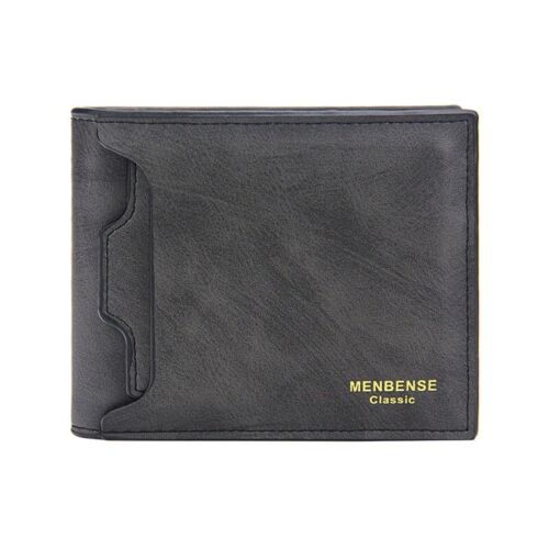 Men Money Bag Fashion Soft Leather Mini Card Holder Hasp Coin Pocket Slim Wallet