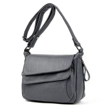 Genuine Leather Luxury Handbag Bag Summer White Purse Shoulder Messenger Bag 1PC