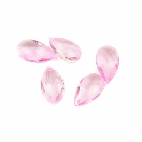 Colored Lighting Teardrop Crystal Glass Prism Chandelier Spare Parts Accessories