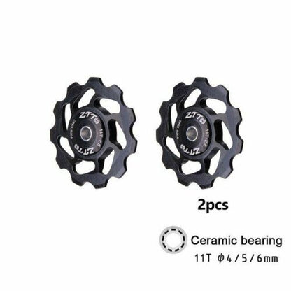 Pulley Jockey Wheel 11T MTB Bicycle Rear Derailleur Ceramic Bearing Road Bike 1p