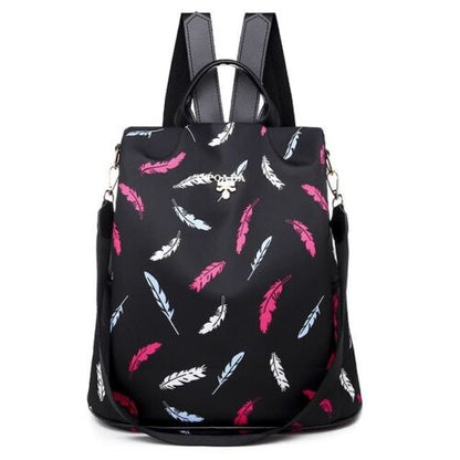 Anti-theft Backpack High Quality Waterproof Oxford Bag 20L Polyester Khaki Blue