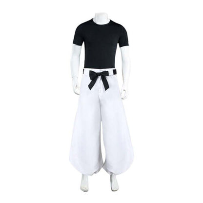 Anime Jujutsu Kaisen Fushiguro Toji Uniform Cosplay Costume T-shirt+Pants Set