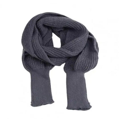 Women Scarf Imitation Cashmere Winter Thicked Sleeve Wrap Sweater Knitted Shawls