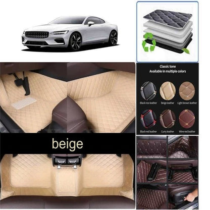For Smart All Models Car Floor Mats Waterproof Auto Luxury Custom Mats Carpets