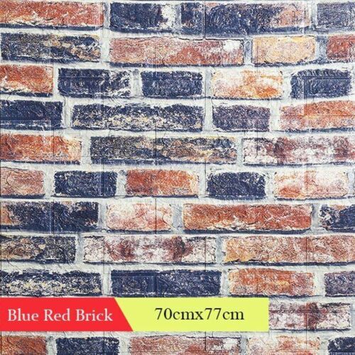 Brick Stickers Wall Decor 3D Living Room DIY Self-adhesive Waterproof Wallpapers