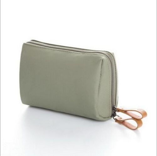 Makeup Bags Pouch Cosmetic Solid Color Toiletry Purse Waterproof Organizer Cases