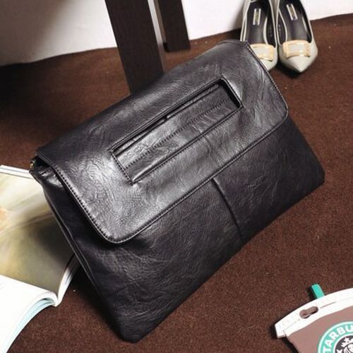 Synthetic Leather Crossbody Bag Shoulder Laptop Pouch Handbag 37*25*2 CM 120 CM